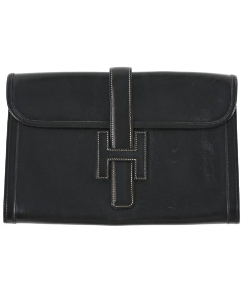 HERMES エルメスクラッチバッグ レディース PM 黒【中古】【古着】