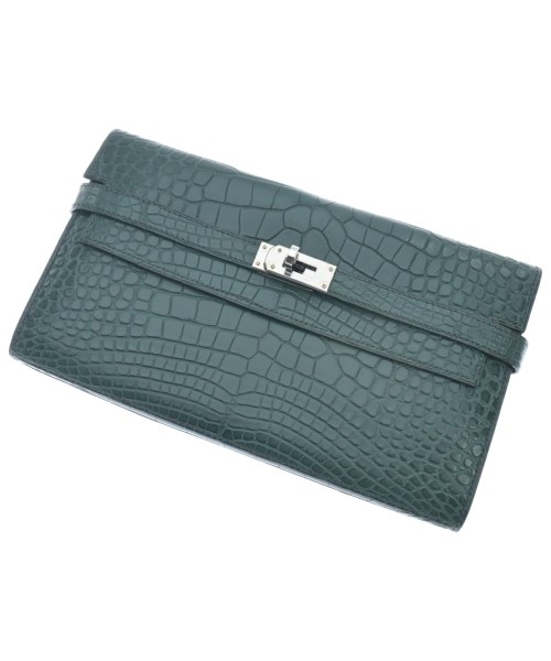 HERMES エルメス金入れ・コインケース レディース - 緑【中古】【古着】