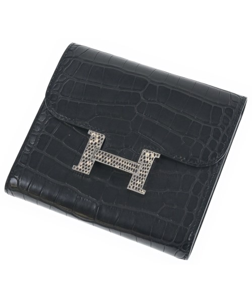 HERMES エルメス金入れ・コインケース レディース - 黒【中古】【古着】