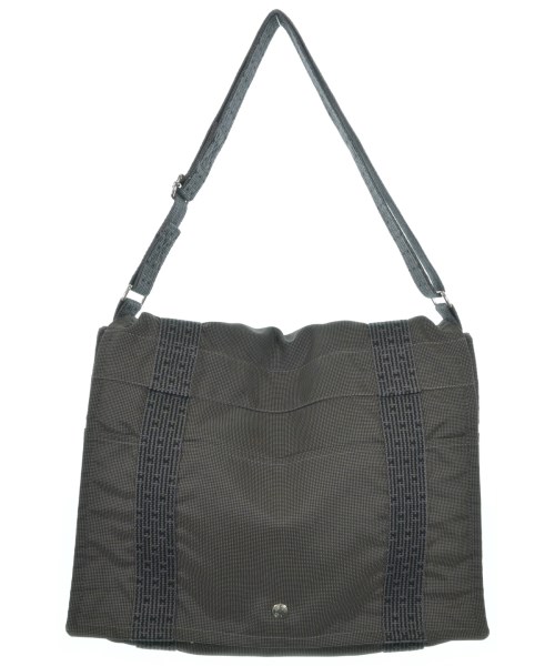 HERMES エルメスメッセンジャーバッグ レディース MM 薄墨色x黒(総柄)【中古】【古着】