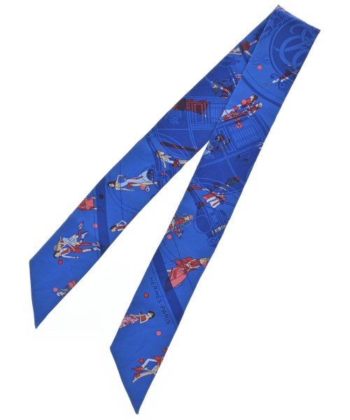 HERMES エルメスバンダナ・スカーフ レディース - 青xピンクx赤等(総柄)【中古】【古着】｜RAGTAG（ブランド古着のラグタグ） 13,350円