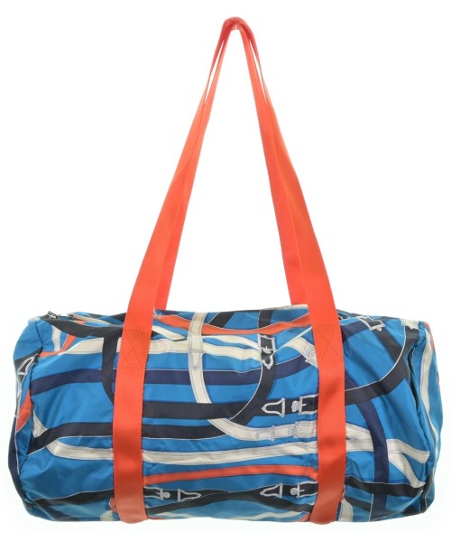 HERMES エルメス御徒面子（余分の物） レディース 38 紺x白xオレンジ色等(総柄)【中古】【古着】