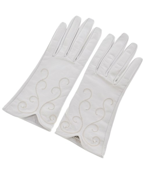 HERMES エルメス 手袋 レディース 7 白 【中古】【古着】