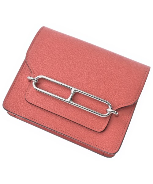 HERMES エルメス札入れ・コインケース レディース - オレンジ色【中古】【古着】