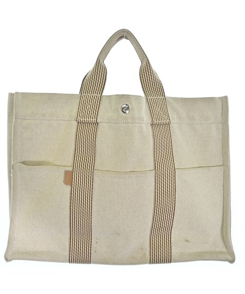 HERMES エルメストートバッグ レディース - ベージュ【中古】【古着】