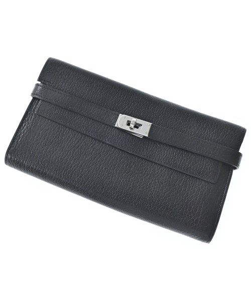 HERMES エルメス札入れ・コインケース レディース - 黒【中古】【古着】