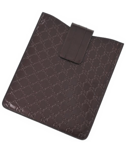 GUCCI グッチ 小物類（その他） レディース - 茶系(総柄) 【中古】【古着】
