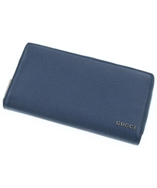 GUCCI グッチ 財布・コインケース レディース - 紺 【中古】【古着】