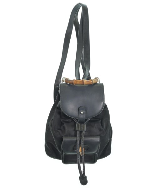 GUCCI グッチバックパック・リュック レディース - 黒【中古】【古着】