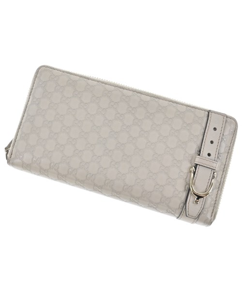 GUCCI グッチ札入れ・コインケース レディース - ベージュ(総柄)【中古】【古着】 財布・ケース-バッグ・小物・ブランド雑貨