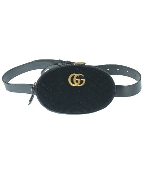 GUCCI グッチ御徒面子（余分の物） レディース - 黒【中古】【古着】