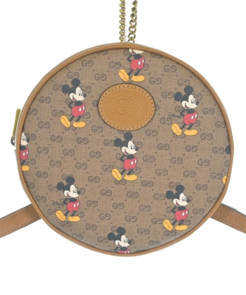 GUCCI グッチ バックパック・リュック レディース - 茶x赤x黄(総柄) 【中古】【古着】