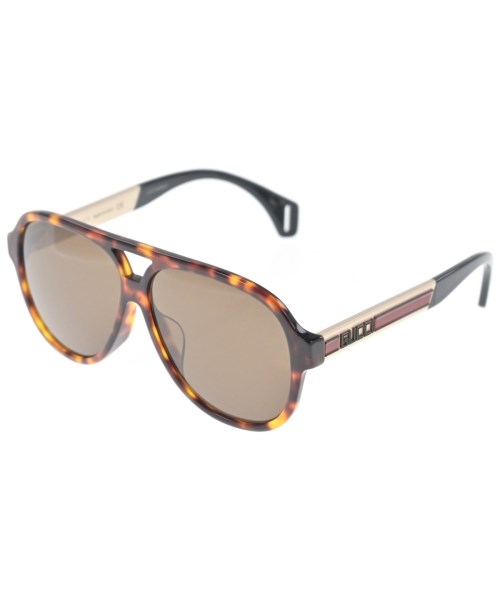GUCCI グッチサングラス レディース - 茶(総柄)【中古】【古着】｜RAGTAG（ブランド古着のラグタグ）