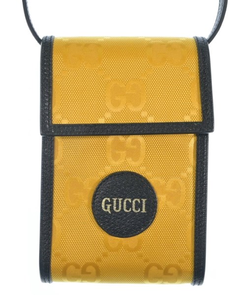 GUCCI グッチ ショルダーバッグ レディース - マスタード(総柄) 【中古】【古着】