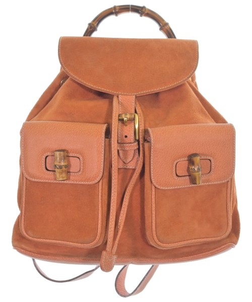 GUCCI グッチバックパック・リュック レディース - オレンジ色【中古】【古着】 バッグ・小物・ブランド雑貨-バックパック・リュック-バッグ