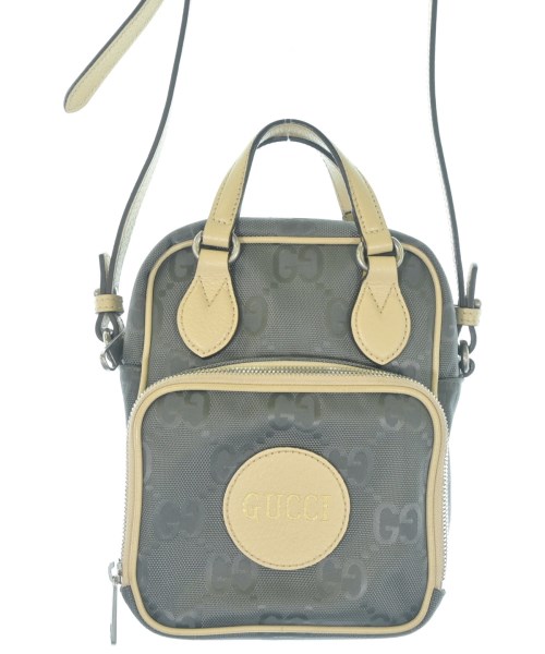 GUCCI グッチ ショルダーバッグ レディース - グレーxベージュ(総柄) 【中古】【古着】