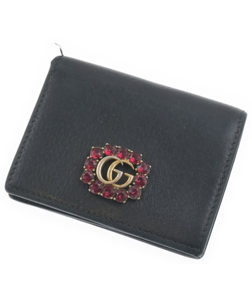 GUCCI グッチ 財布・コインケース レディース - 黒 【中古】【古着】