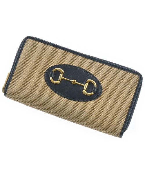 GUCCI グッチ紙入れ・コインケース レディース - ベージュ【中古】【古着】