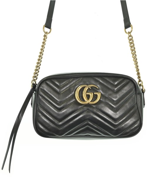 GUCCI グッチショルダーバッグ レディース - 黒【中古】【古着】