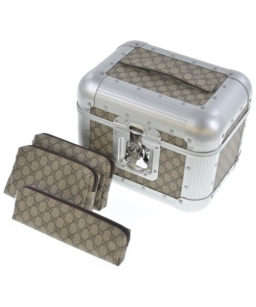 GUCCI グッチ御徒面子（余分の物） レディース - 茶系xしろがね色【中古】【古着】