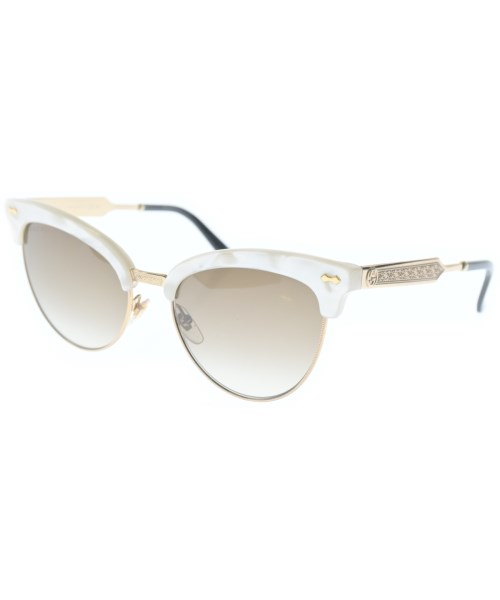 GUCCI グッチサングラス レディース - 白x茶【中古】【古着】｜RAGTAG（ブランド古着のラグタグ）