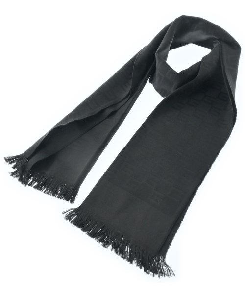 GUCCI グッチ マフラー メンズ - 黒(総柄) 【中古】【古着】
