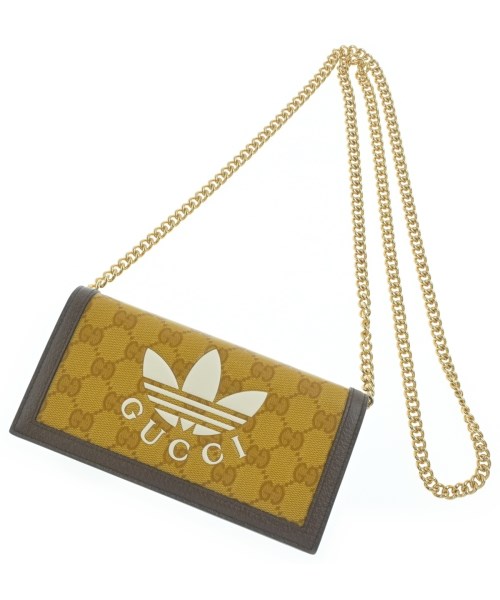 GUCCI グッチ財布・コインケース レディース - マスタード系x茶【中古】【古着】｜RAGTAG（ブランド古着のラグタグ）