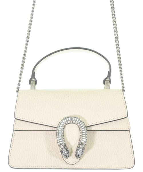 GUCCI グッチショルダーバッグ レディース - 白【中古】【古着】