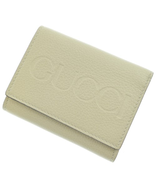 GUCCI グッチ紙入れ・コインケース レディース - ベージュ系【中古】【古着】