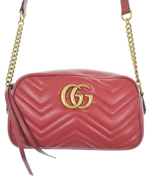 GUCCI グッチショルダーバッグ レディース - 赤【中古】【古着】