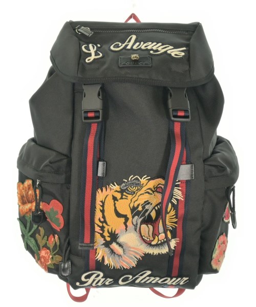 GUCCI グッチ バックパック・リュック レディース - 黒 【中古】【古着】