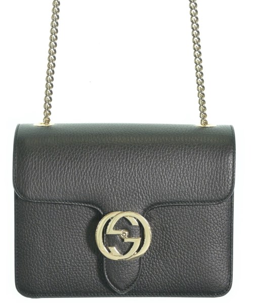 GUCCI グッチ ショルダーバッグ レディース - 黒 【中古】【古着】