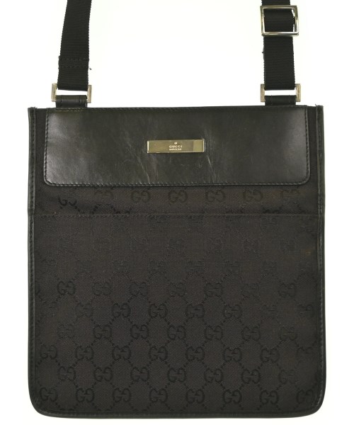 GUCCI グッチショルダーバッグ レディース - 黒(総柄)【中古】【古着】