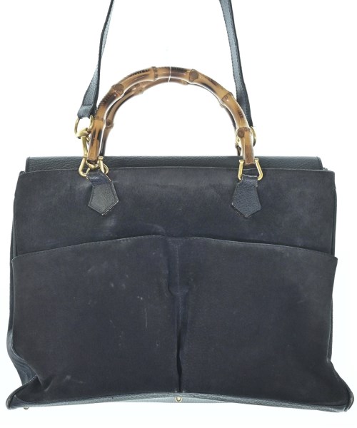GUCCI グッチトートバッグ レディース - 紺【中古】【古着】