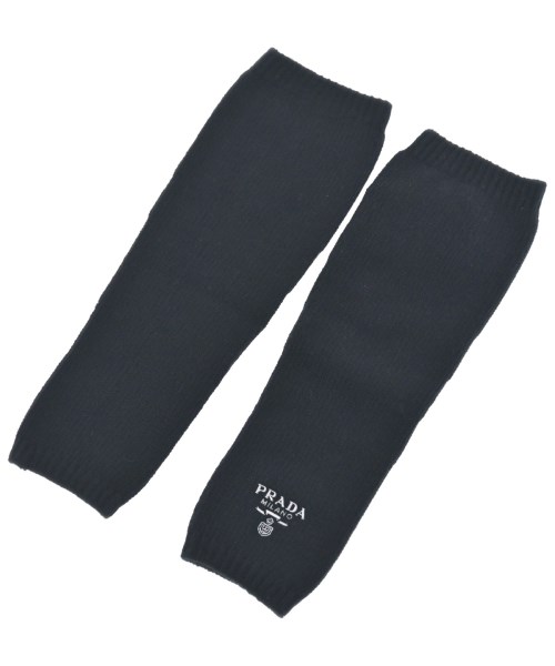 PRADA プラダグローブ レディース L 黒【中古】【古着】
