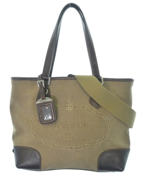 PRADA プラダトートバッグ レディース - ベージュ【中古】【古着】｜RAGTAG（ブランド古着のラグタグ）