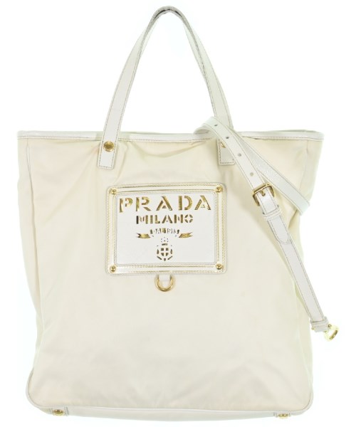 PRADA プラダ トートバッグ レディース - 白 【中古】【古着】