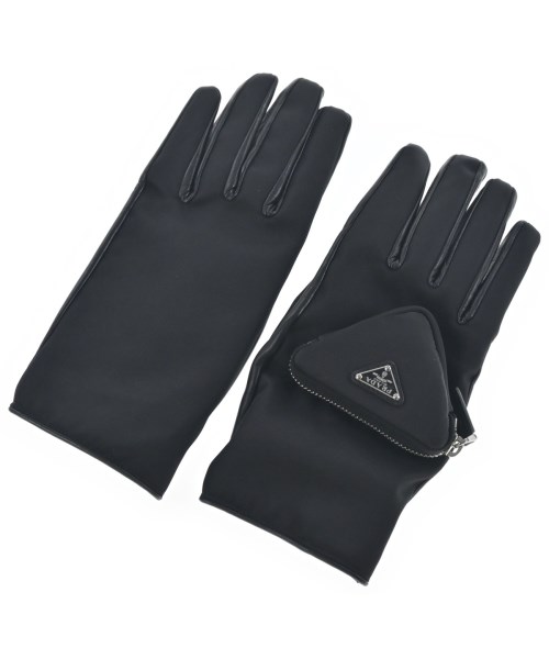 PRADA プラダグローブ レディース 8 黒【中古】【古着】