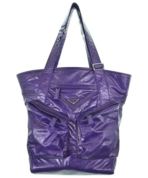PRADA プラダトートバッグ レディース - 紫【中古】【古着】