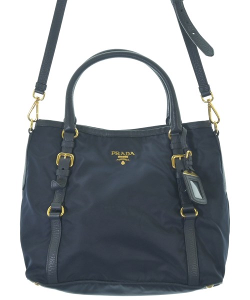 PRADA プラダ ハンドバッグ レディース - 紺 【中古】【古着】