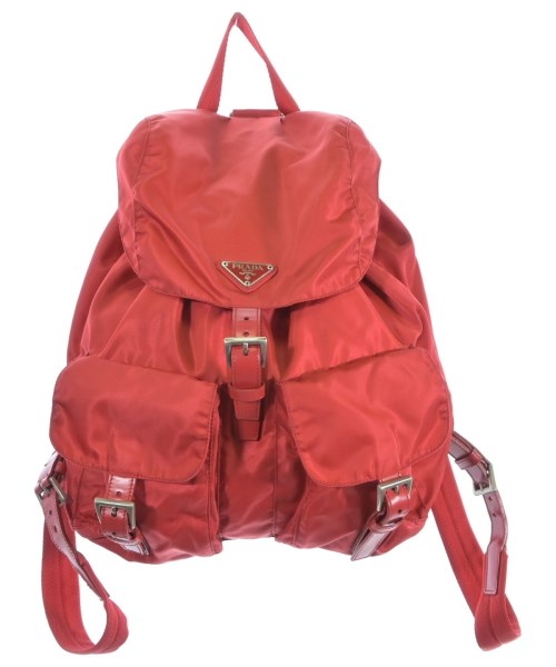 PRADA プラダバックパック・リュック レディース - 赤【中古】【古着】