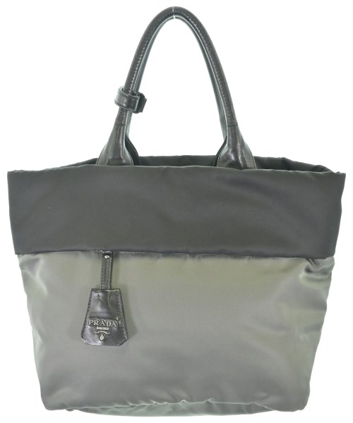 PRADA プラダトートバッグ レディース - グレーx黒【中古】【古着】|RAGTAG(ブランド古着のラグタグ)