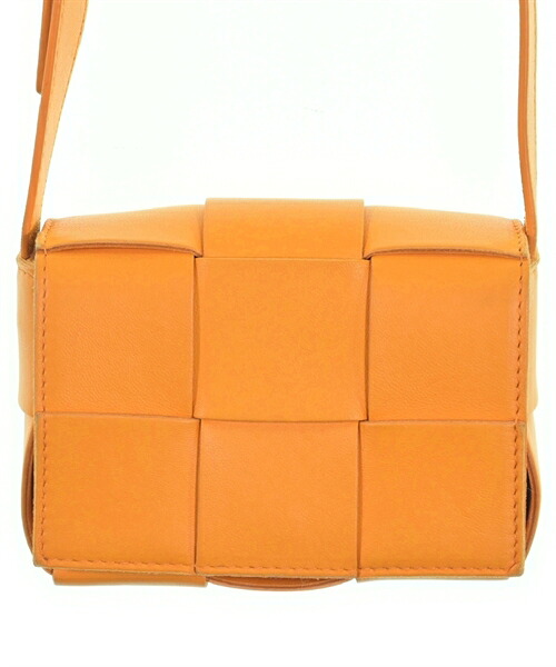 BOTTEGA VENETA ボッテガベネタ ショルダーバッグ レディース - オレンジ 【中古】【古着】