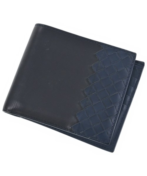 BOTTEGA VENETA ボッテガベネタ財布・コインケース レディース - 黒x紺【中古】【古着】