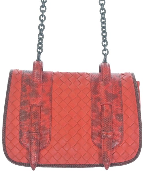 BOTTEGA VENETA ボッテガベネタ ショルダーバッグ レディース - 赤 【中古】【古着】