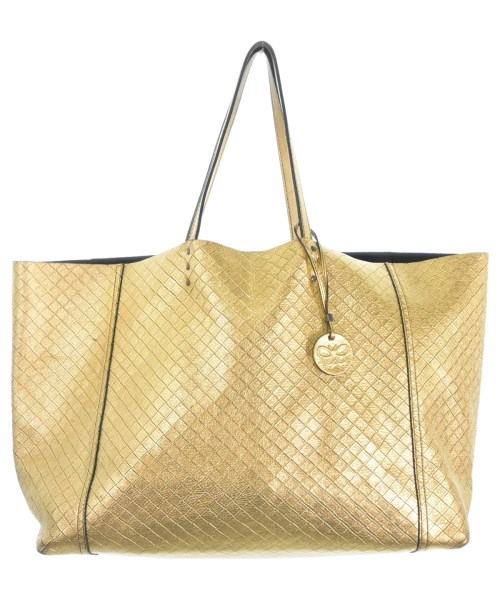 BOTTEGA VENETA ボッテガベネタ トートバッグ レディース - ゴールド 【中古】【古着】