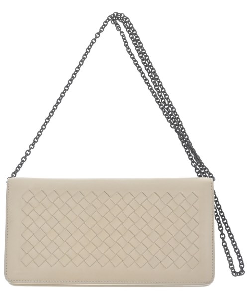 BOTTEGA VENETA ボッテガベネタ紙入れ・コインケース レディース - ベージュ【中古】【古着】