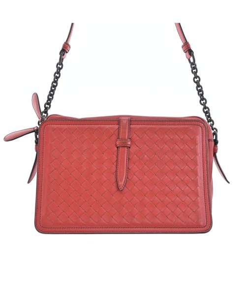 BOTTEGA VENETA ボッテガベネタ ショルダーバッグ レディース - 赤 【中古】【古着】