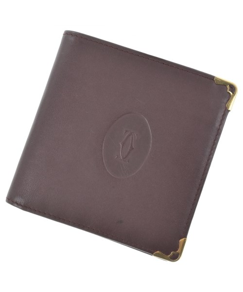 Cartier カルティエ 財布・コインケース レディース - エンジ系 【中古】【古着】