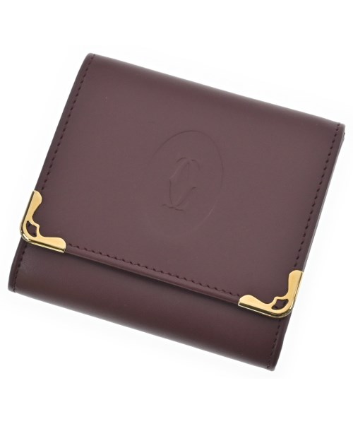 Cartier カルティエ 財布・コインケース レディース - エンジ 【中古】【古着】
